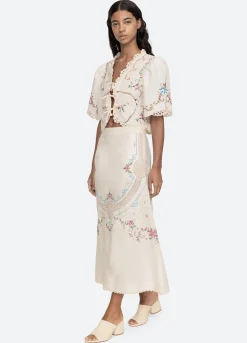 Sale Sea New York Edwina Skirt White