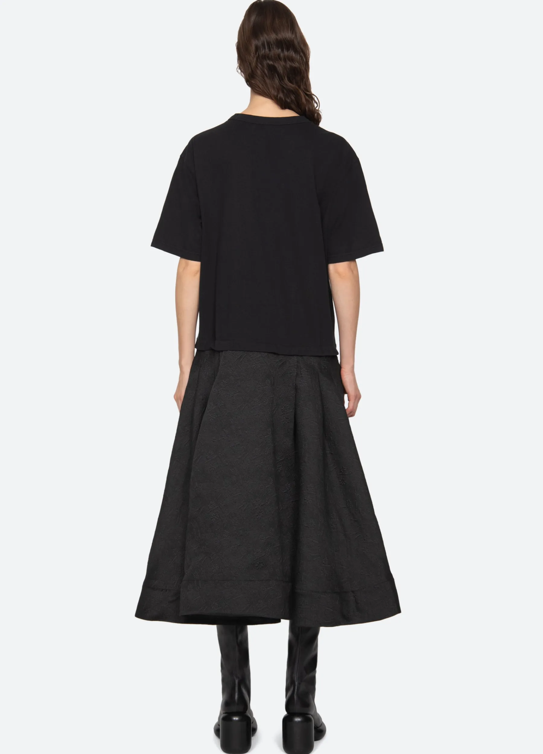 New Sea New York Elegi T-Shirt Dress Black