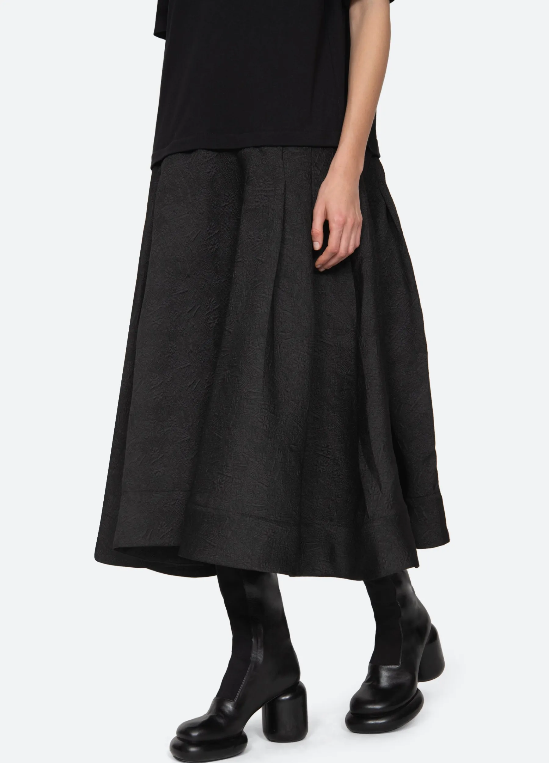 New Sea New York Elegi T-Shirt Dress Black