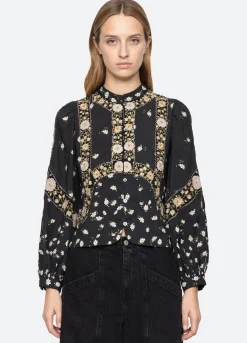 Online Sea New York Elizabeth Top Black