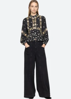 Online Sea New York Elizabeth Top Black