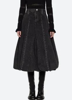 Online Sea New York Elle Bubble Skirt Black