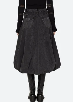 Online Sea New York Elle Bubble Skirt Black
