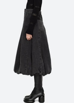 Online Sea New York Elle Bubble Skirt Black