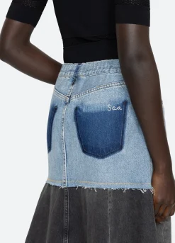 New Sea New York Elle Skirt Blue