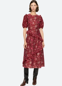 Clearance Sea New York Famke Dress Magenta