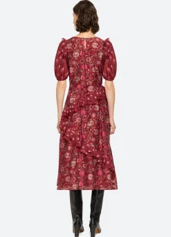 Clearance Sea New York Famke Dress Magenta