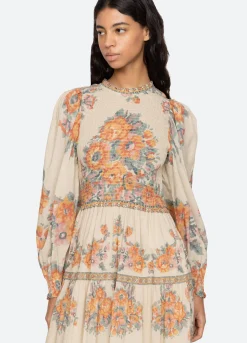 Online Sea New York Fiorella L/S Dress Blossom