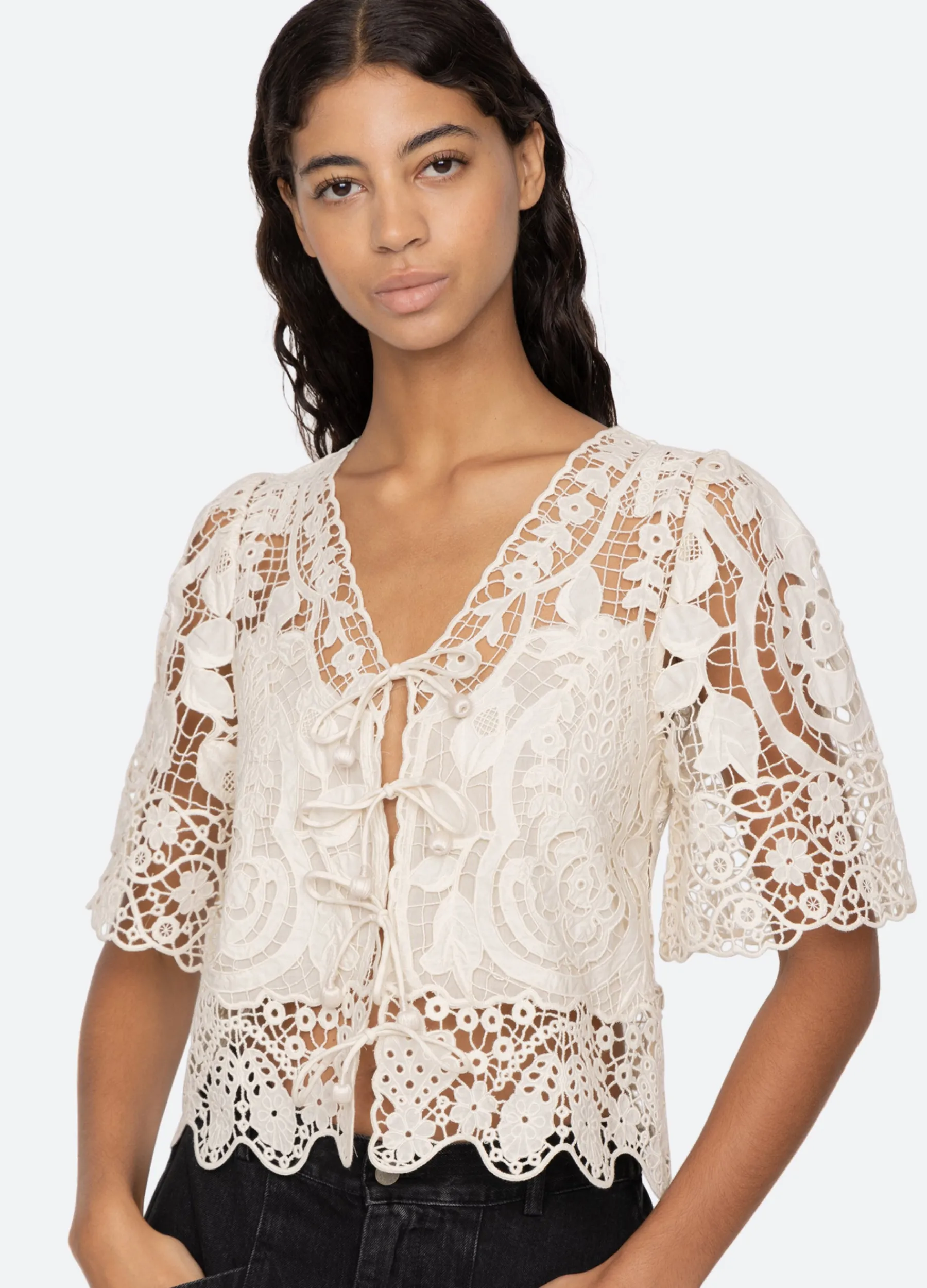 Online Sea New York Gianna Tie Top