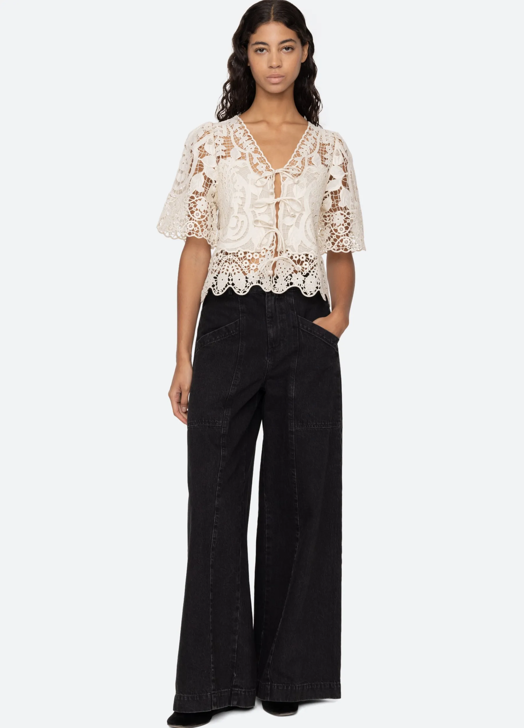 Online Sea New York Gianna Tie Top