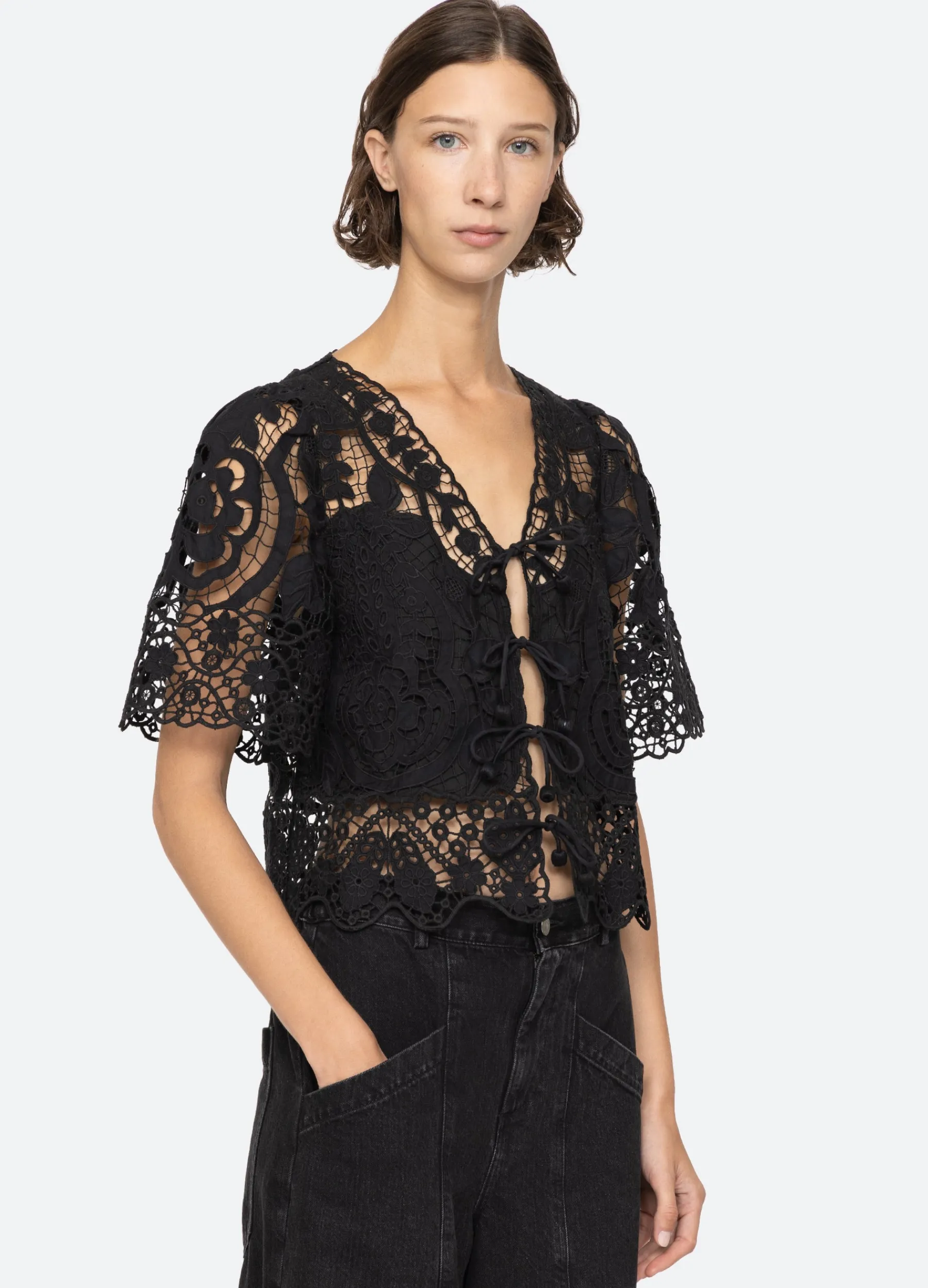 Online Sea New York Gianna Tie Top
