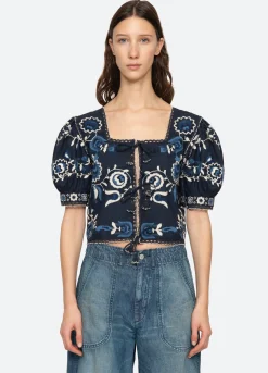 Discount Sea New York Inga Top Navy