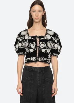 Clearance Sea New York Irene Top Black
