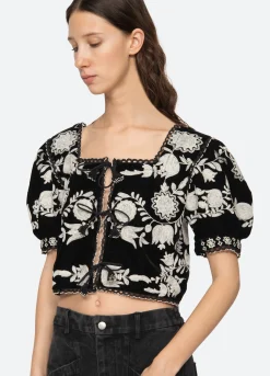 Clearance Sea New York Irene Top Black