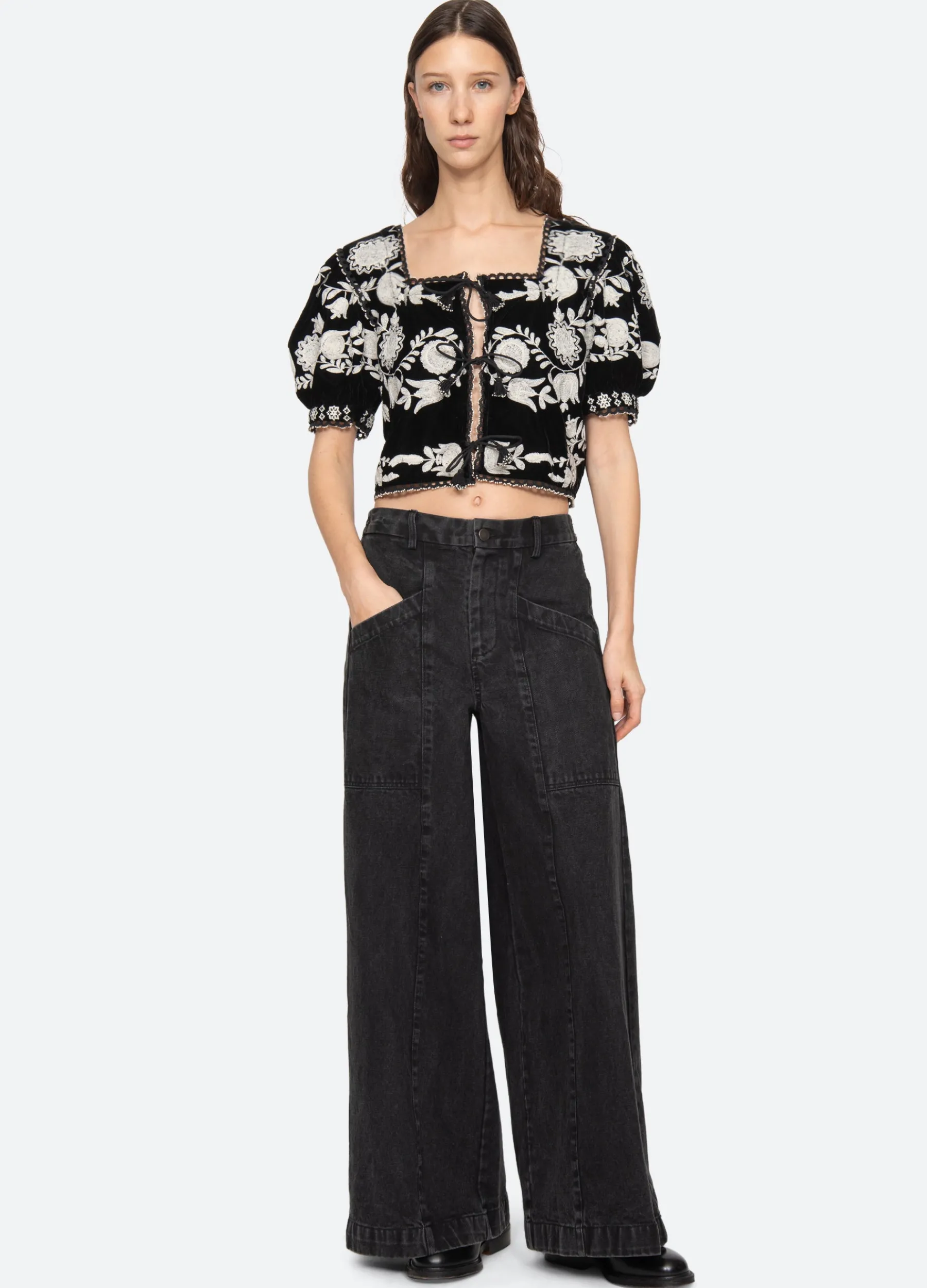 Clearance Sea New York Irene Top Black