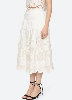 Best Sea New York Jeanetta Skirt White