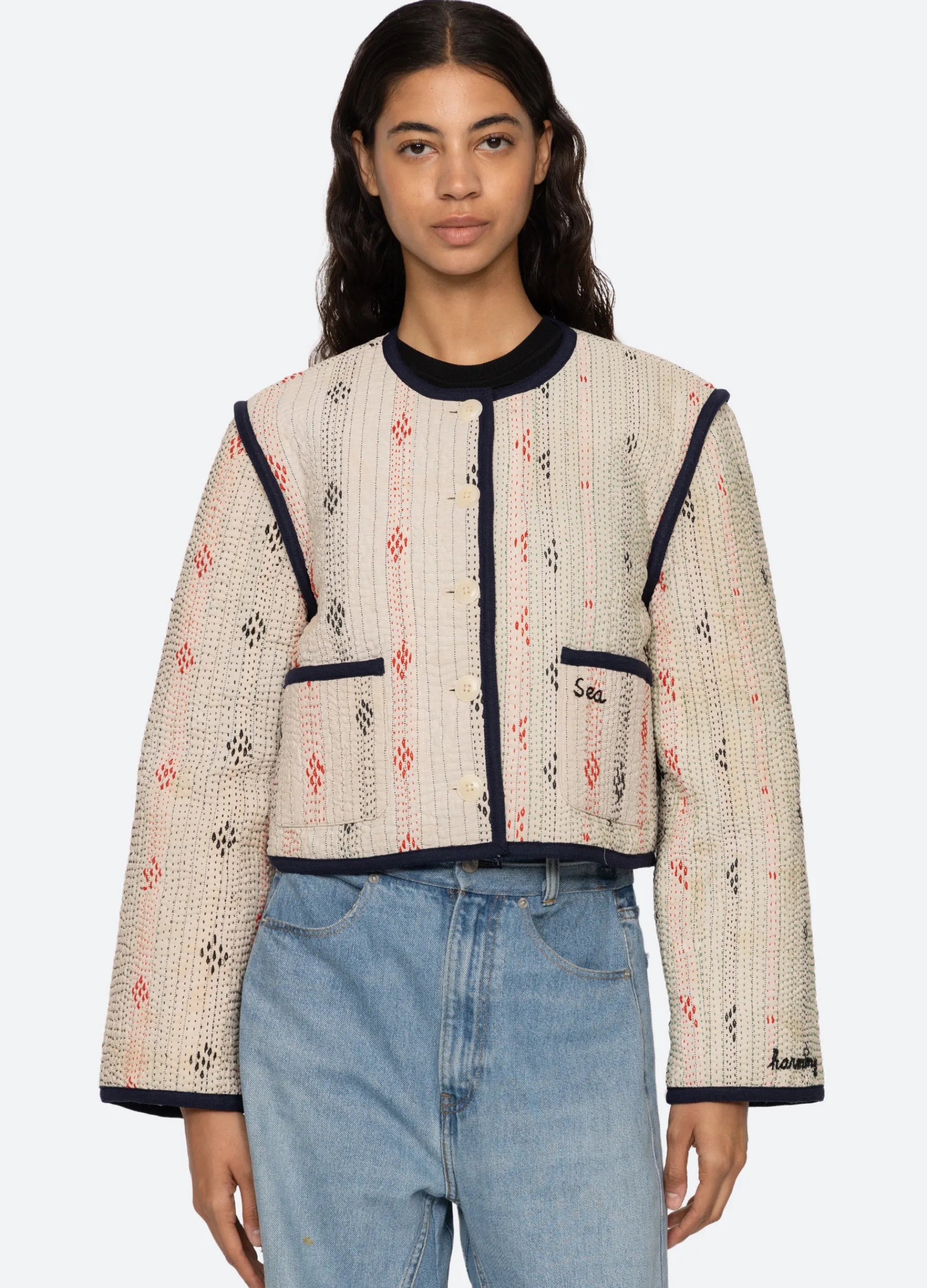 Online Sea New York Kantha Jacket