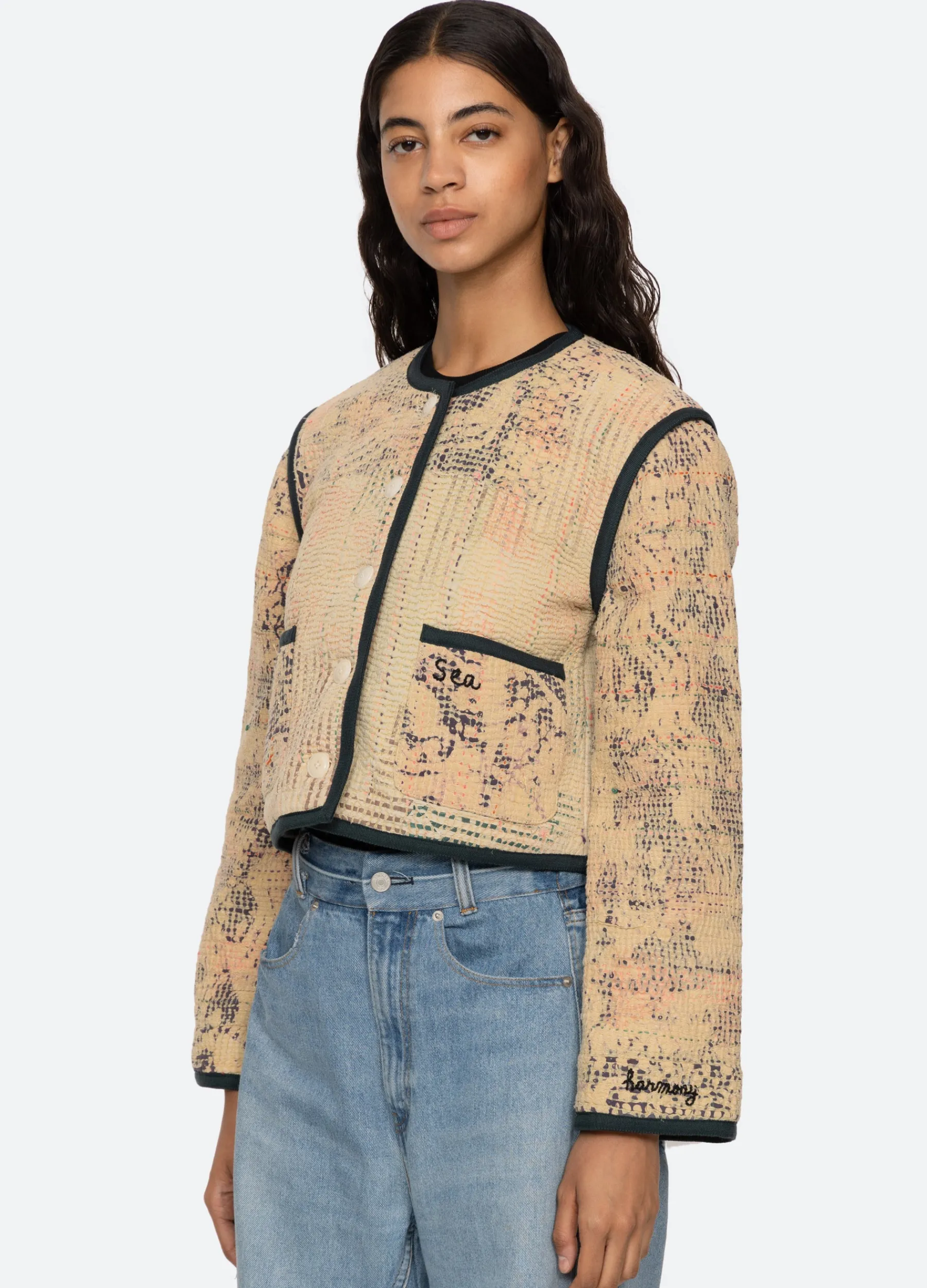 Online Sea New York Kantha Jacket