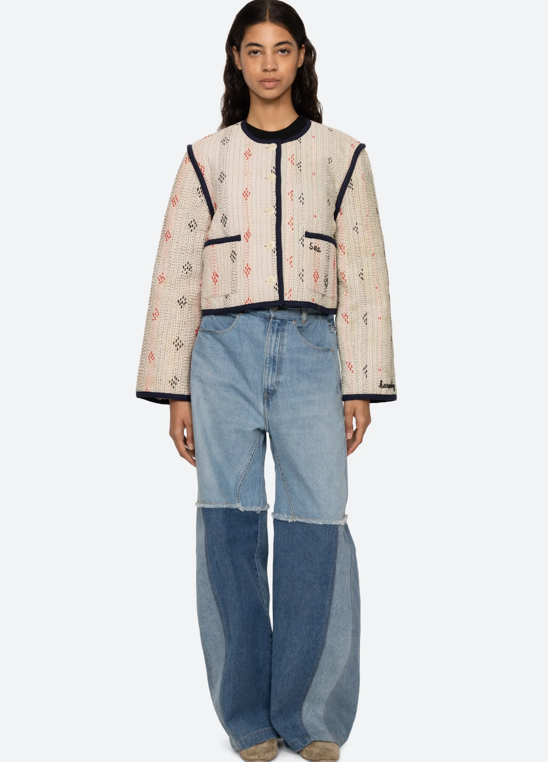 Online Sea New York Kantha Jacket