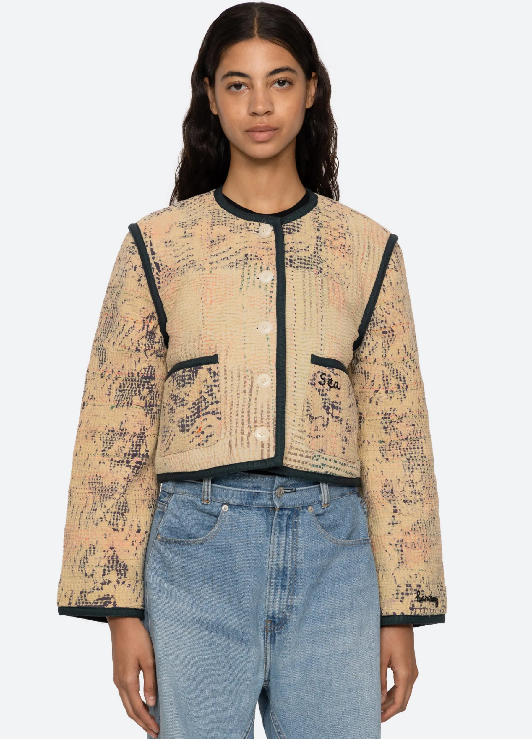 Online Sea New York Kantha Jacket