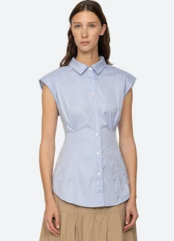 Hot Sea New York Kendra Top Blue