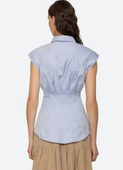 Hot Sea New York Kendra Top Blue