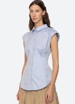 Hot Sea New York Kendra Top Blue