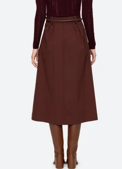 Sale Sea New York Kerith Skirt Burgundy