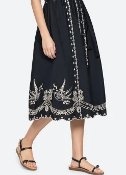 Online Sea New York Kingsley Midi Dress Black