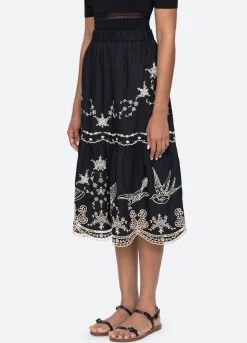Hot Sea New York Kingsley Skirt Black