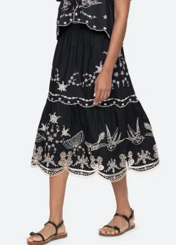Hot Sea New York Kingsley Skirt Black