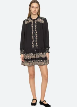 Outlet Sea New York Lacey Tunic Black
