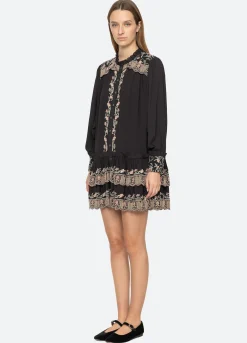 Outlet Sea New York Lacey Tunic Black