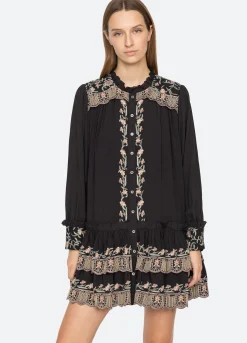 Outlet Sea New York Lacey Tunic Black