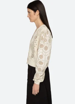 Sale Sea New York Lainey Cardigan Cream