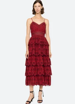 Hot Sea New York Lainey Dress Red