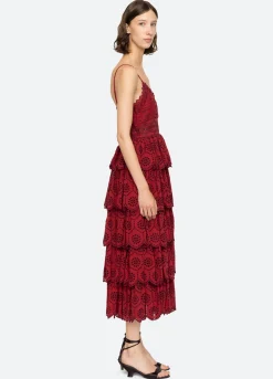 Hot Sea New York Lainey Dress Red