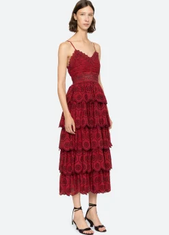 Hot Sea New York Lainey Dress Red