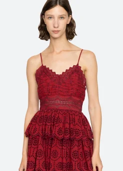 Hot Sea New York Lainey Dress Red