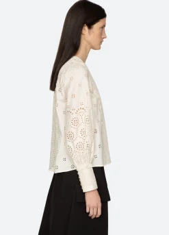Fashion Sea New York Lainey L/S Top Cream