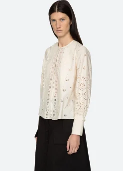 Fashion Sea New York Lainey L/S Top Cream