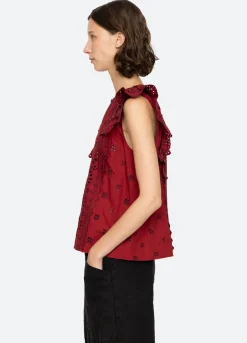 Sale Sea New York Lainey Tank Red