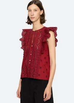 Sale Sea New York Lainey Tank Red