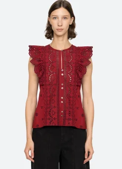 Sale Sea New York Lainey Tank Red
