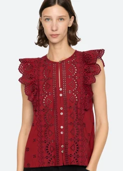 Sale Sea New York Lainey Tank Red