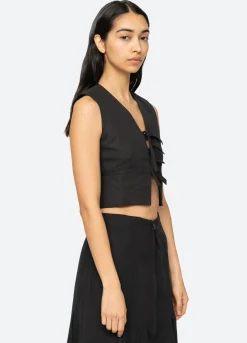 Clearance Sea New York Lara Vest Black