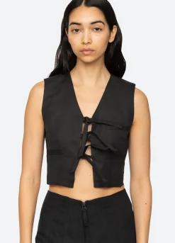 Clearance Sea New York Lara Vest Black