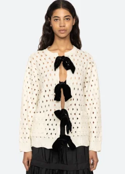Discount Sea New York Leia L/S Cardigan Cream
