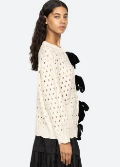 Discount Sea New York Leia L/S Cardigan Cream