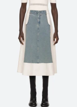 New Sea New York Liam Skirt Blue
